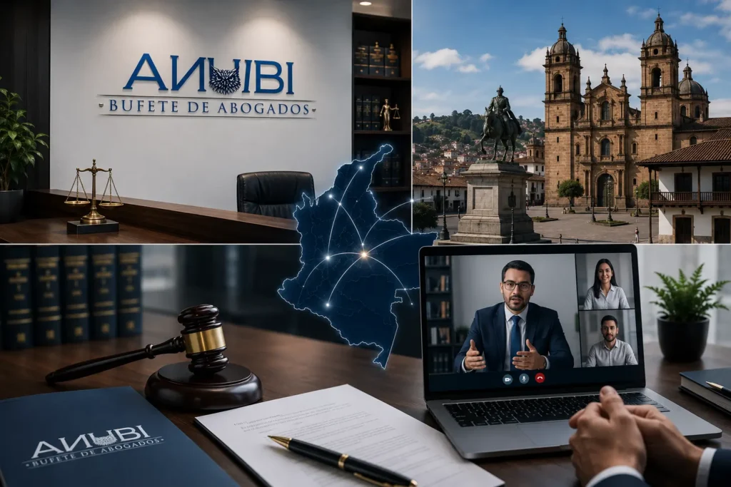 Abogados en Tunja, Boyacá · Bufete ANUBI con atención presencial y virtual