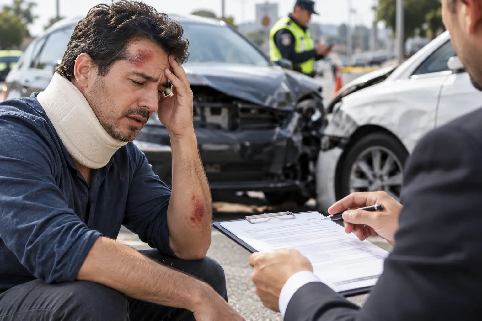 Accidente de tránsito con lesiones personales en Colombia y ruta legal para reclamar