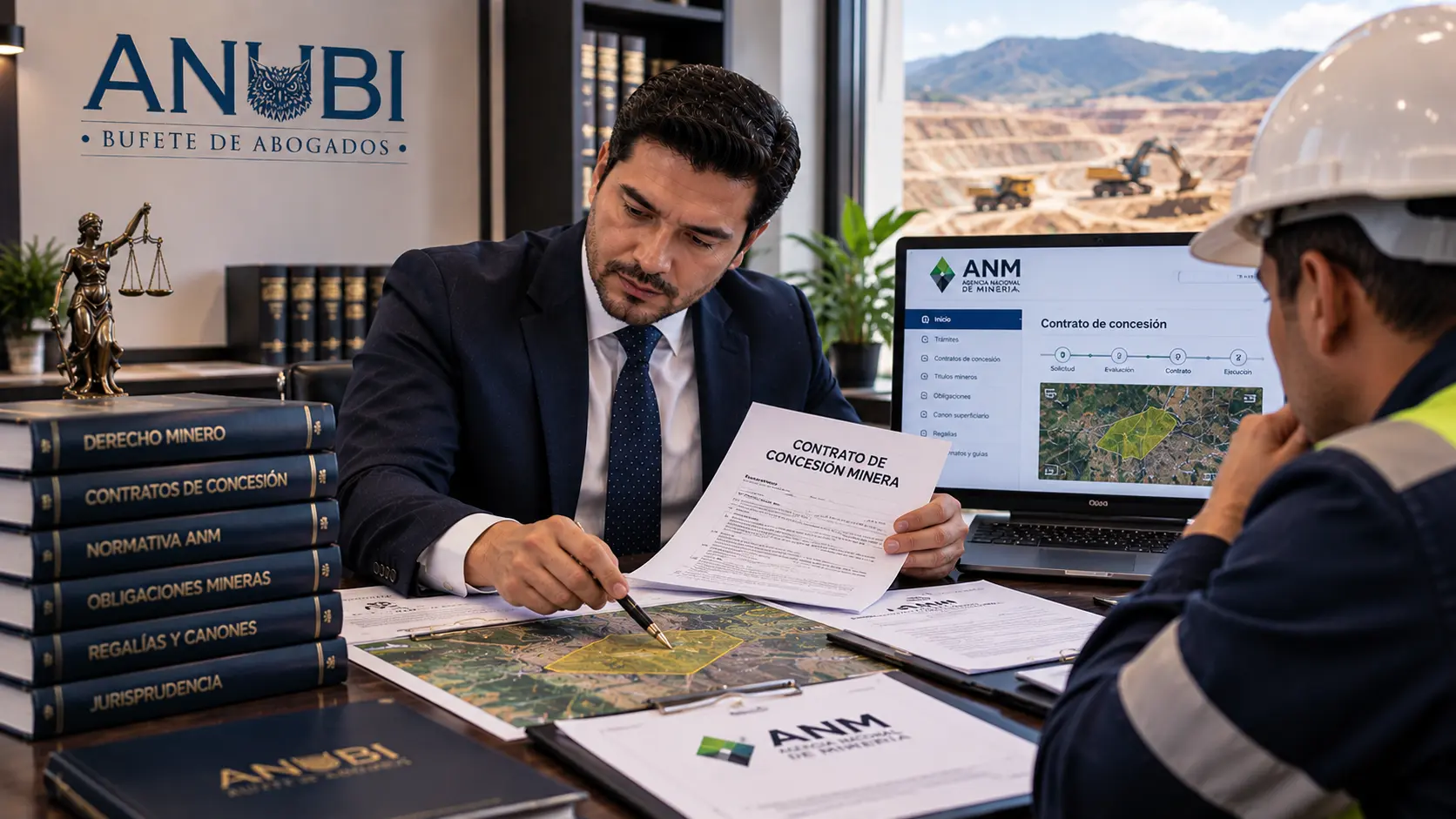 Contrato de concesión minera en Colombia y obligaciones ante la ANM